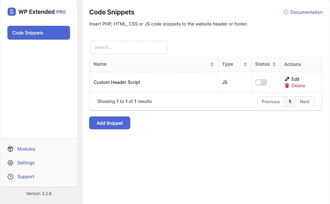 WP Extended | Modular WordPress Toolkit